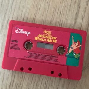 Disney Ariel Red Cassette Tape